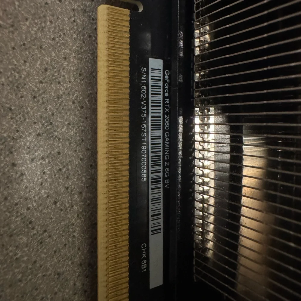 MSI Dual-Fan Black Graphics Card 2060